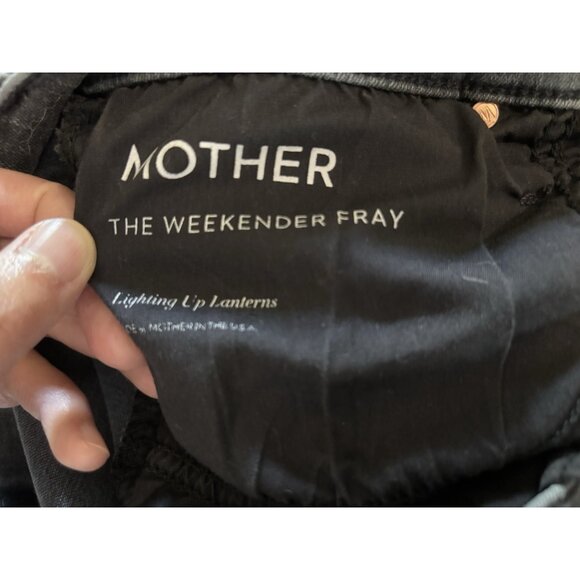 Mother Jeans The Weekender Fray Flare Sz 28 Preowned - Picture 8 of 10